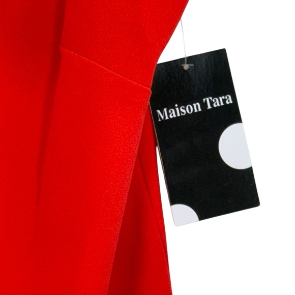 Maison Tara Tangerine Sleeveless Evening Dress. Size XL NWT - Picture 11 of 14